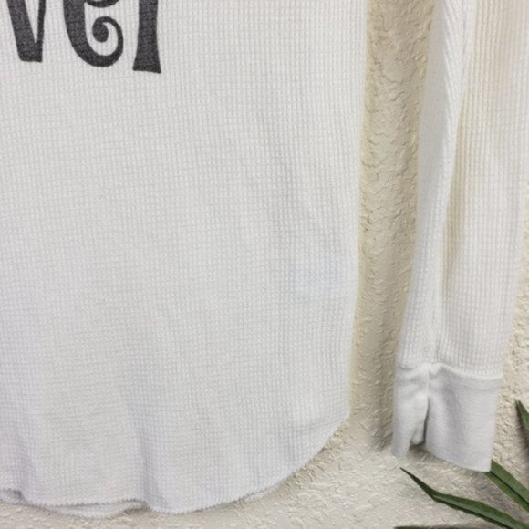 WILDFOX Couture How About Never Print Thermal Top size S - Picture 13 of 14